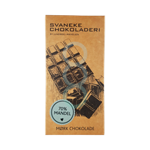 Ren Mørk Chokolade Fairtrade Mandel - 90g