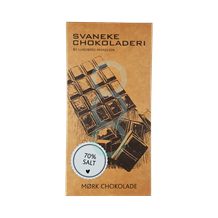 Ren Mørk Chokolade Fairtrade Salt - 90g